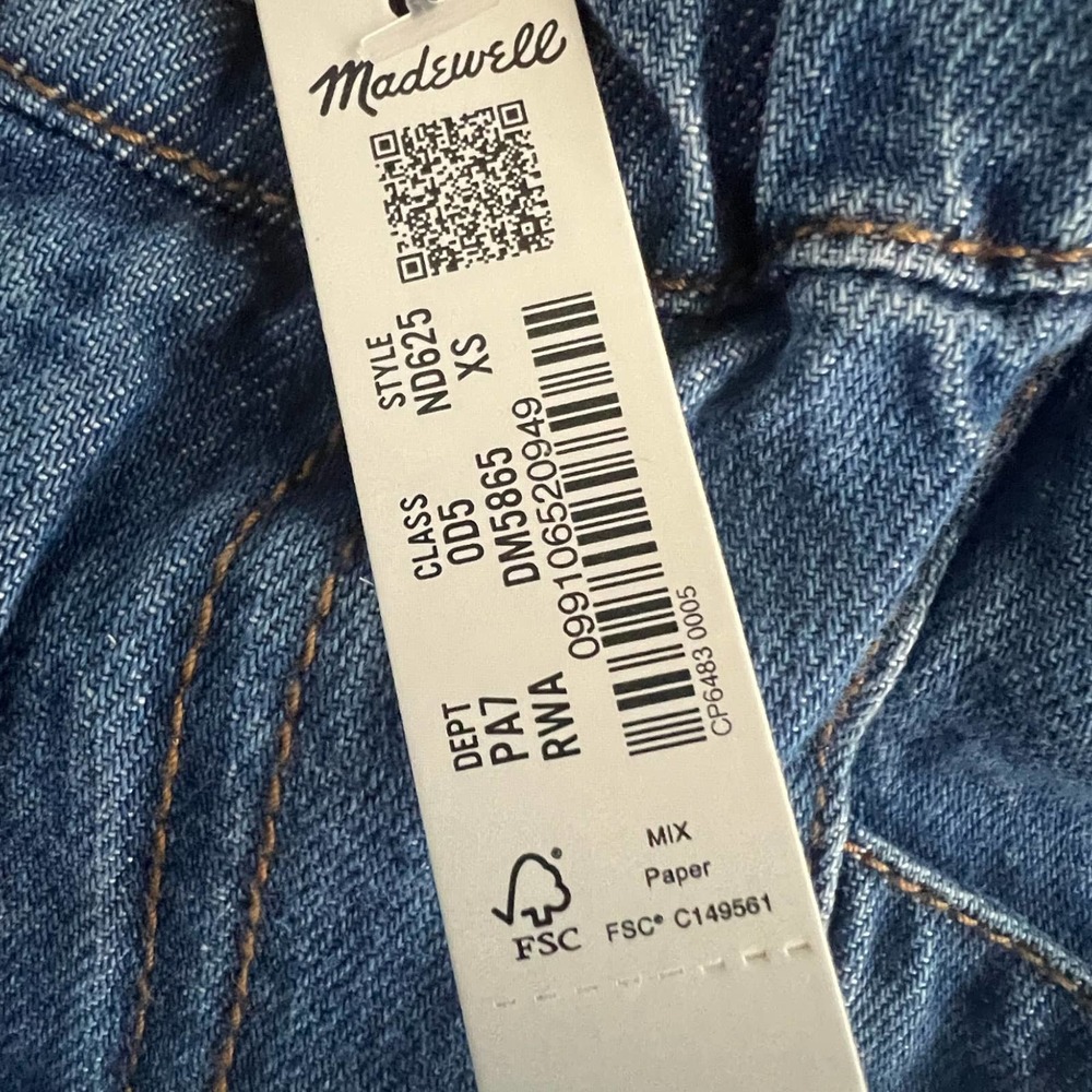 NWT Madewell Denim Pull-On Loose Flare Pants - Picture 14 of 16